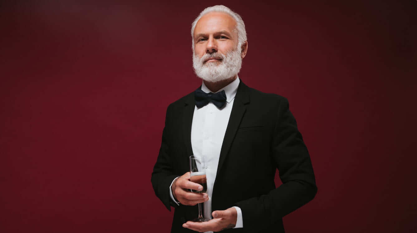 Older gentleman portrait representing mature conversation-led browsing