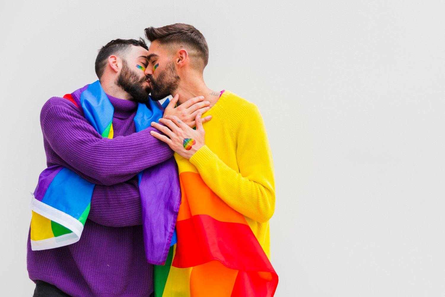 Couple portrait for UK gay cam chat category